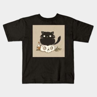 Black Cat Kids T-Shirt